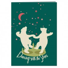 TREE FREE GREETING CARD Bear Dance